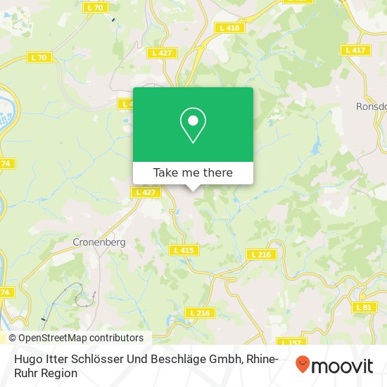 Hugo Itter Schlösser Und Beschläge Gmbh map