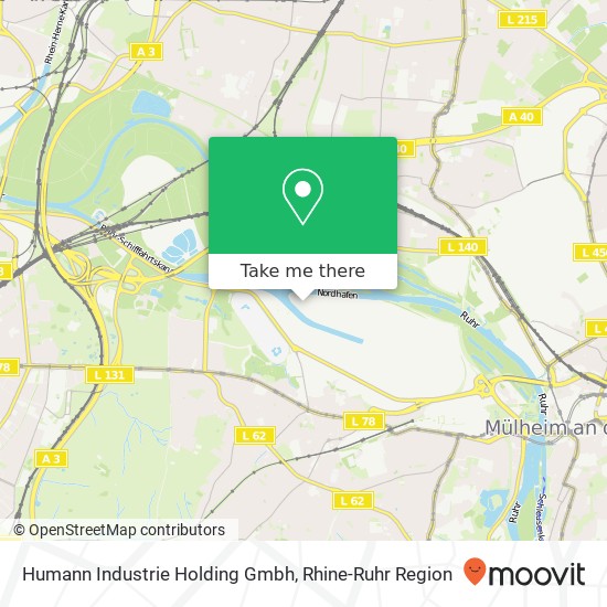 Humann Industrie Holding Gmbh map