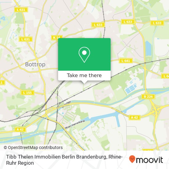 Tibb Thelen Immobilien Berlin Brandenburg map