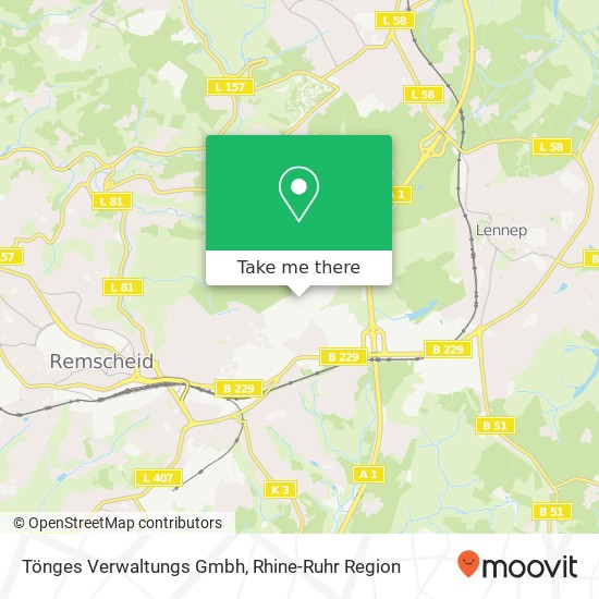 Tönges Verwaltungs Gmbh map