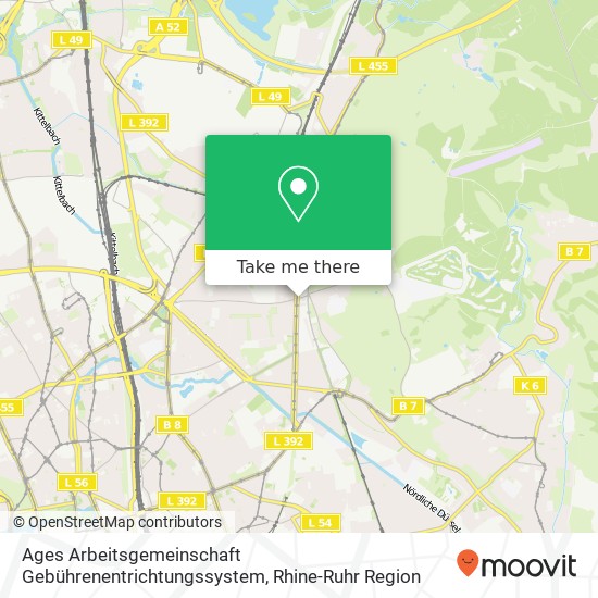 Ages Arbeitsgemeinschaft Gebührenentrichtungssystem map