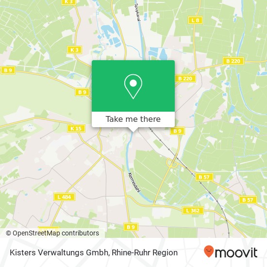 Kisters Verwaltungs Gmbh map