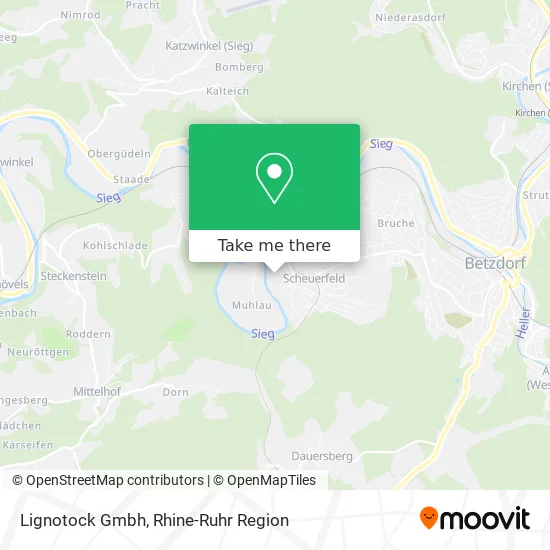Lignotock Gmbh map