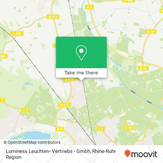 Luminess Leuchten- Vertriebs - Gmbh map