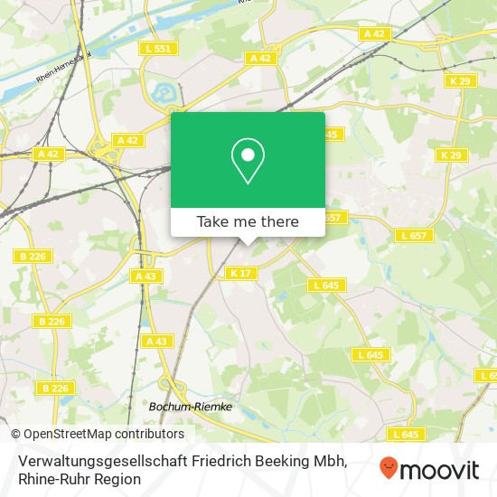 Verwaltungsgesellschaft Friedrich Beeking Mbh map