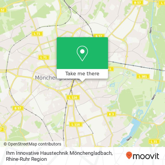 Карта Ihm Innovative Haustechnik Mönchengladbach