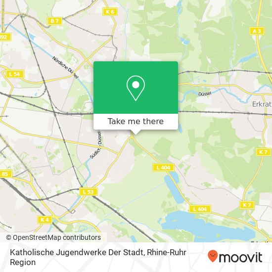 Katholische Jugendwerke Der Stadt map