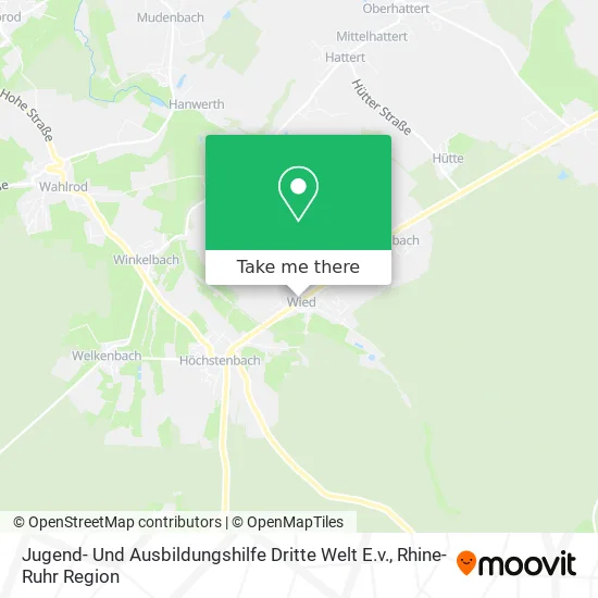 Карта Jugend- Und Ausbildungshilfe Dritte Welt E.v.