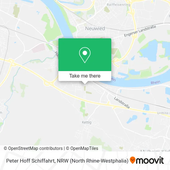 Peter Hoff Schiffahrt map