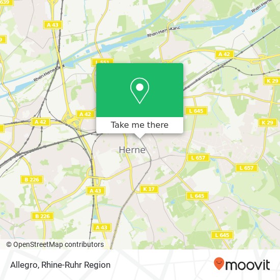 Allegro map