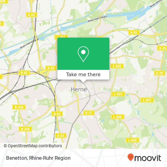 Benetton map