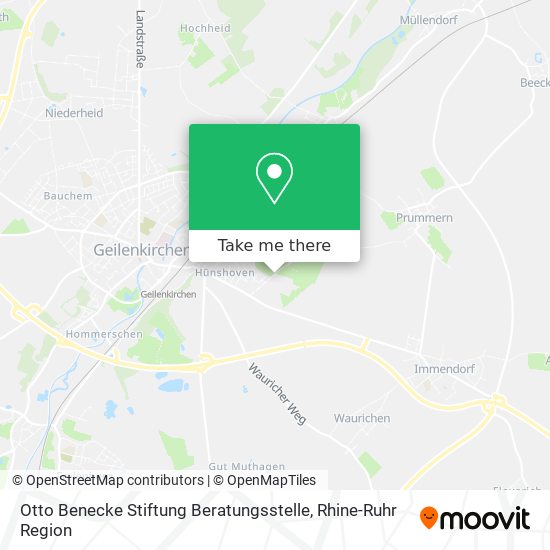 Otto Benecke Stiftung Beratungsstelle map