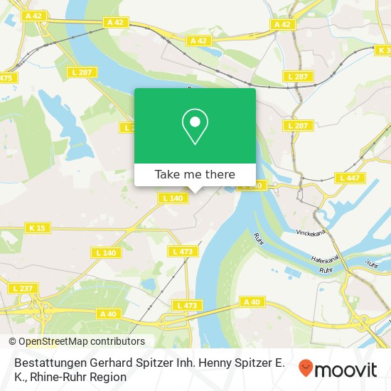 Bestattungen Gerhard Spitzer Inh. Henny Spitzer E. K. map