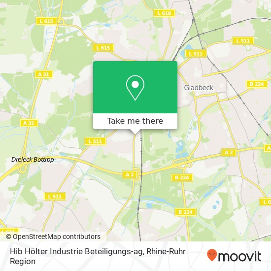 Hib Hölter Industrie Beteiligungs-ag map