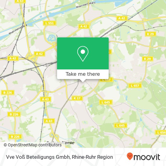Vve Voß Beteiligungs Gmbh map