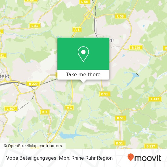 Voba Beteiligungsges. Mbh map