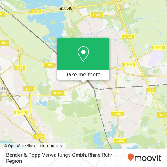 Bender & Popp Verwaltungs Gmbh map