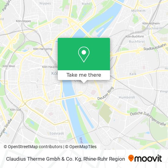 Claudius Therme Gmbh & Co. Kg map