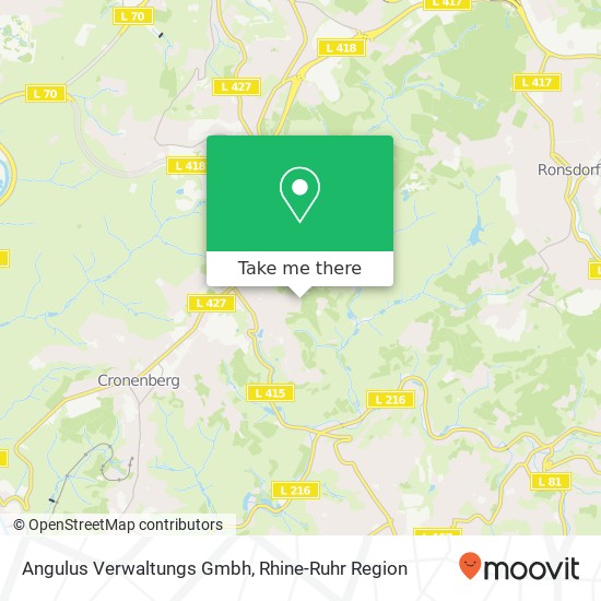 Angulus Verwaltungs Gmbh map