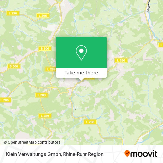 Klein Verwaltungs Gmbh map