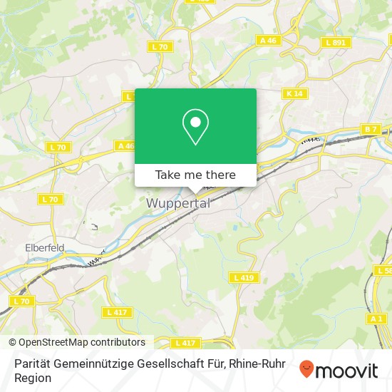 Parität Gemeinnützige Gesellschaft Für map