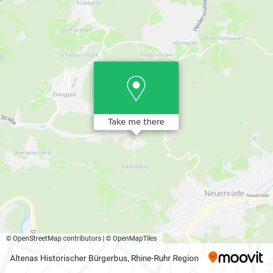 Карта Altenas Historischer Bürgerbus