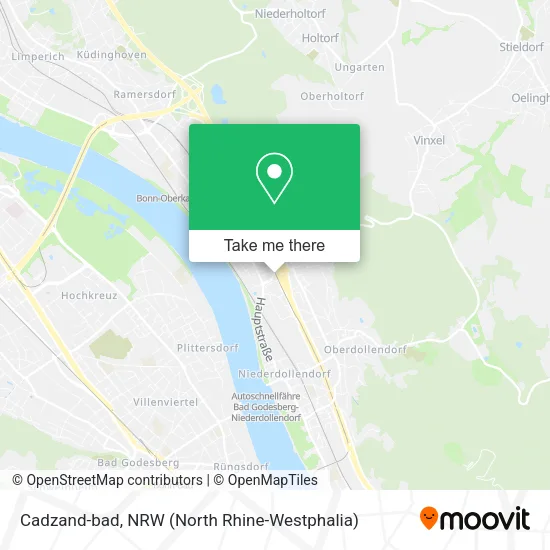 Карта Cadzand-bad