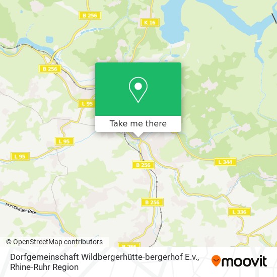 Dorfgemeinschaft Wildbergerhütte-bergerhof E.v. map