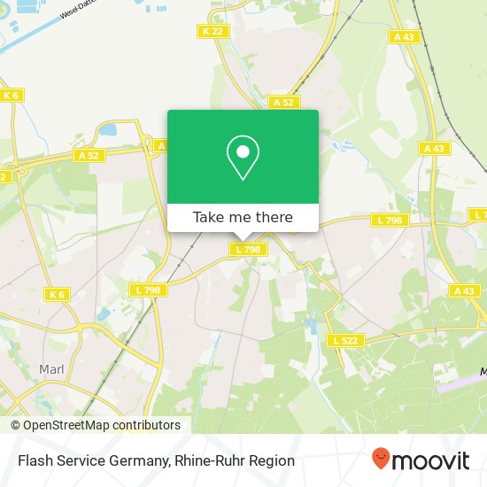 Карта Flash Service Germany