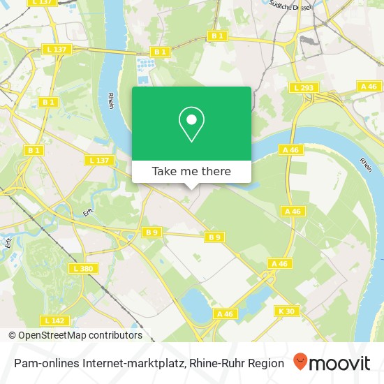 Pam-onlines Internet-marktplatz map