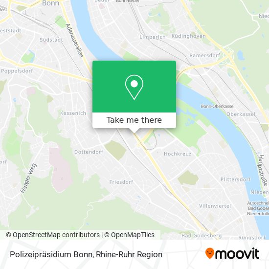 Polizeipräsidium Bonn map