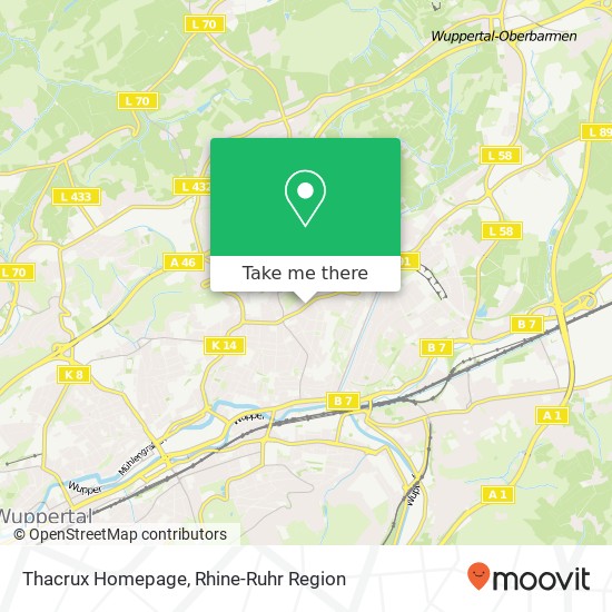 Thacrux Homepage map