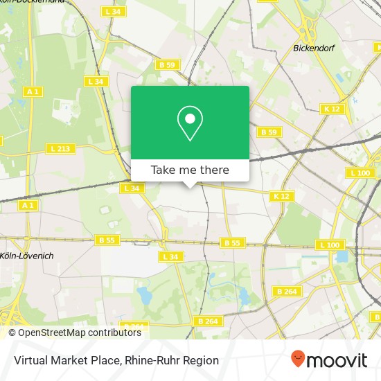 Virtual Market Place map