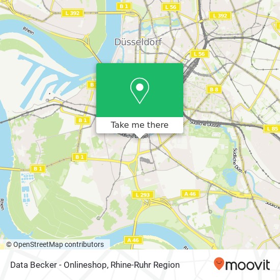 Data Becker - Onlineshop map