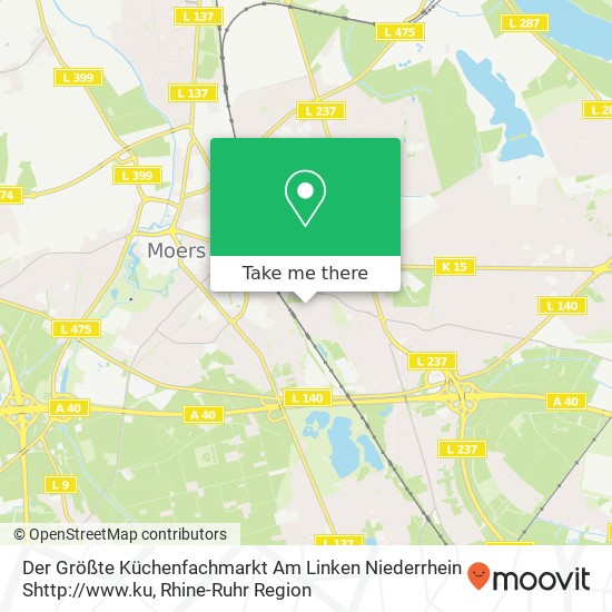 Der Größte Küchenfachmarkt Am Linken Niederrhein Shttp: / /www.ku map