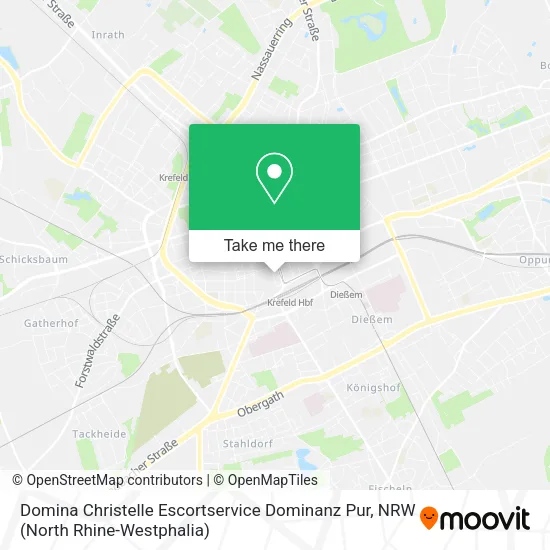 Карта Domina Christelle Escortservice Dominanz Pur