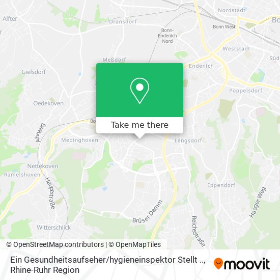 Ein Gesundheitsaufseher / hygieneinspektor Stellt .. map