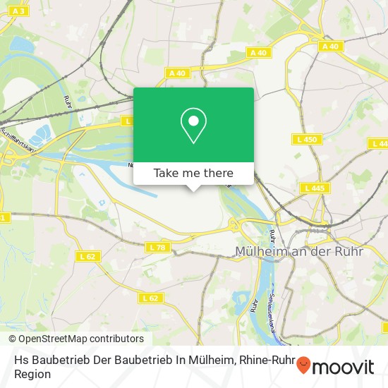 Карта Hs Baubetrieb Der Baubetrieb In Mülheim