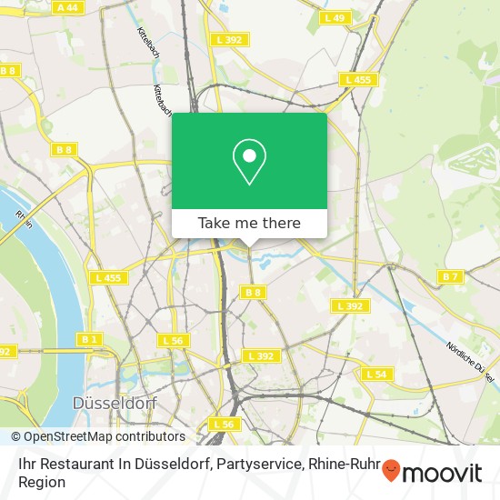 Ihr Restaurant In Düsseldorf, Partyservice map