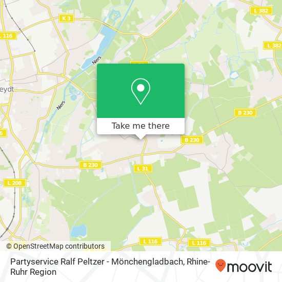 Partyservice Ralf Peltzer - Mönchengladbach map