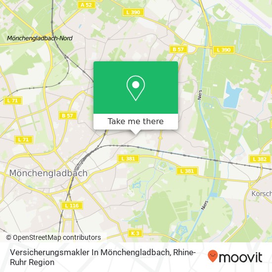 Versicherungsmakler In Mönchengladbach map