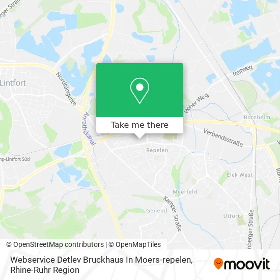 Карта Webservice Detlev Bruckhaus In Moers-repelen