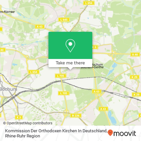 Kommission Der Orthodoxen Kirchen In Deutschland map