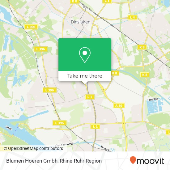 Blumen Hoeren Gmbh map