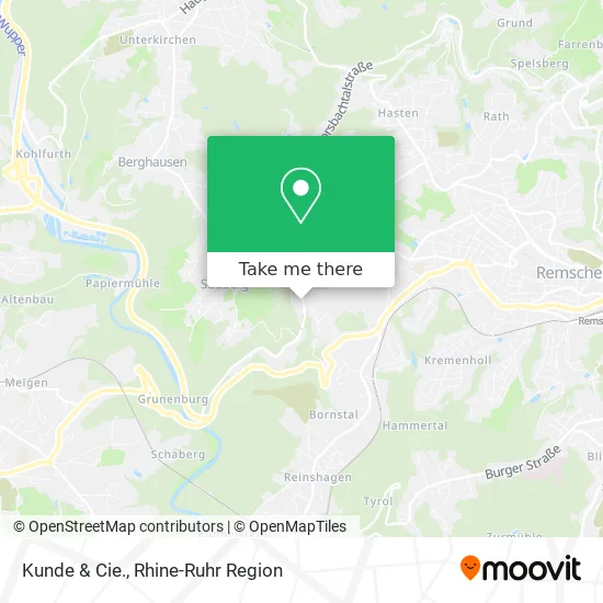 Карта Kunde & Cie.