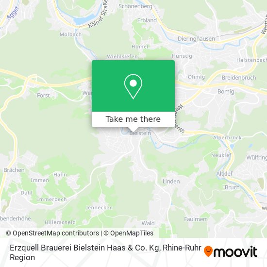 Erzquell Brauerei Bielstein Haas & Co. Kg map