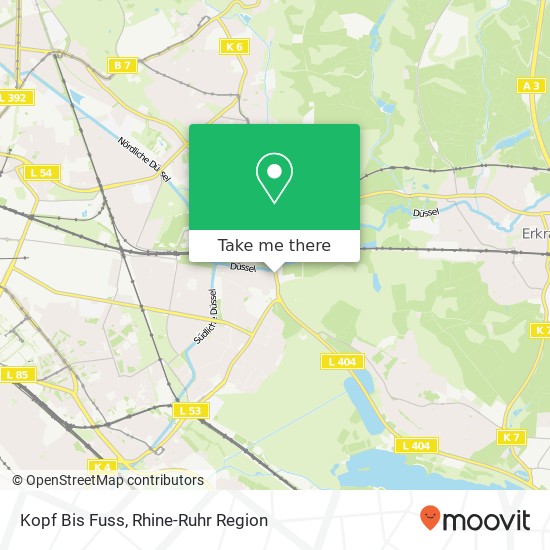 Kopf Bis Fuss map