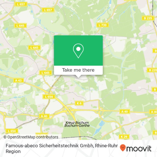 Famous-abeco Sicherheitstechnik Gmbh map