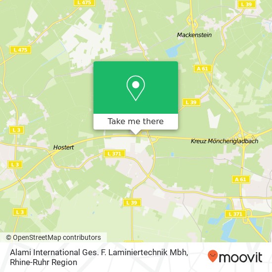 Alami International Ges. F. Laminiertechnik Mbh map