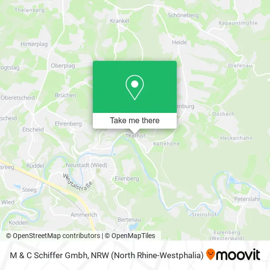 M & C Schiffer Gmbh map